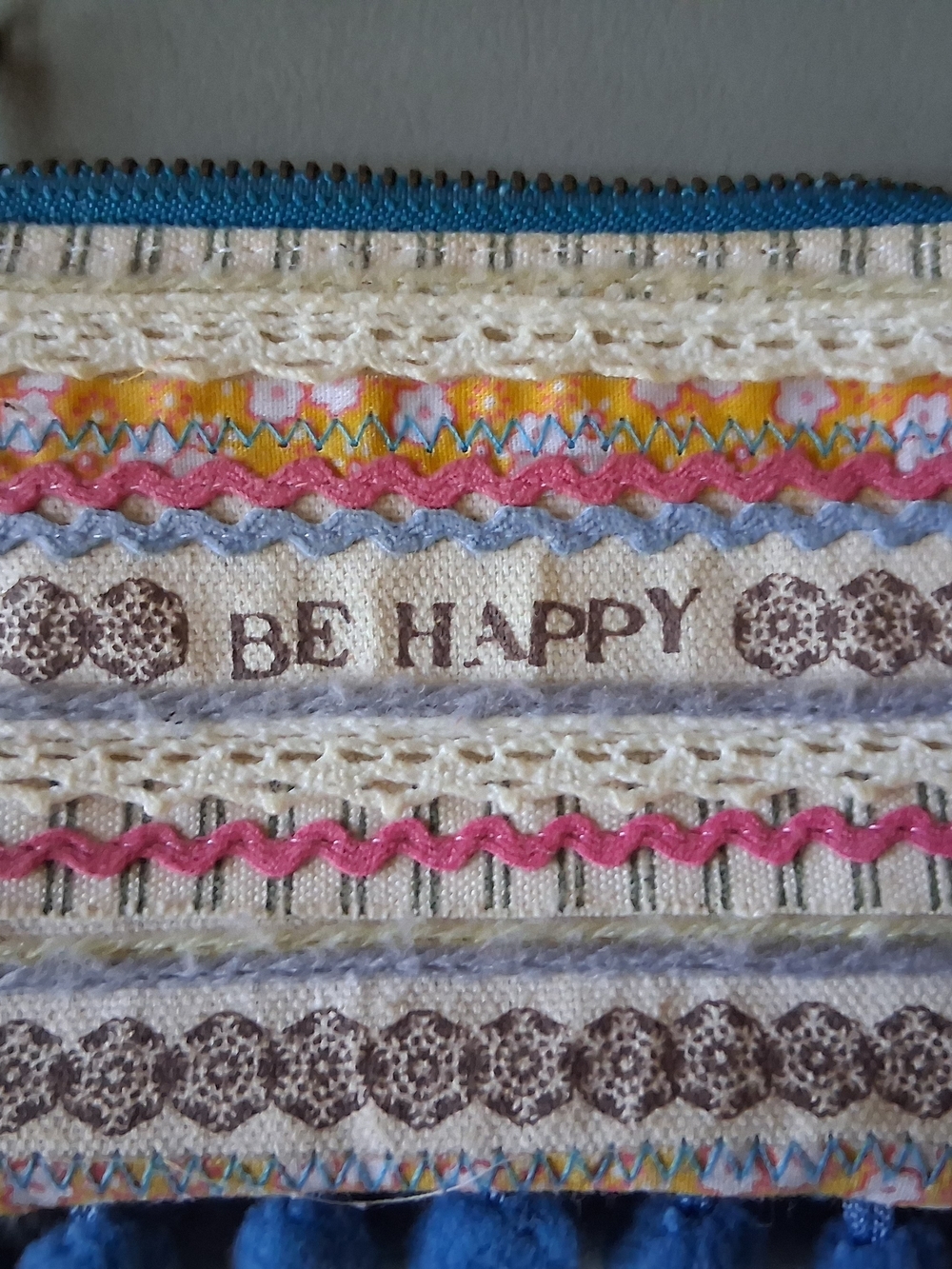 Natural Life Embroidered Keychain Pouch - Picture 2 of 9